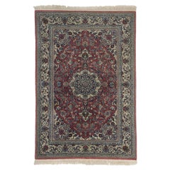 Vintage Chinese Tabriz Rug with Traditional Style