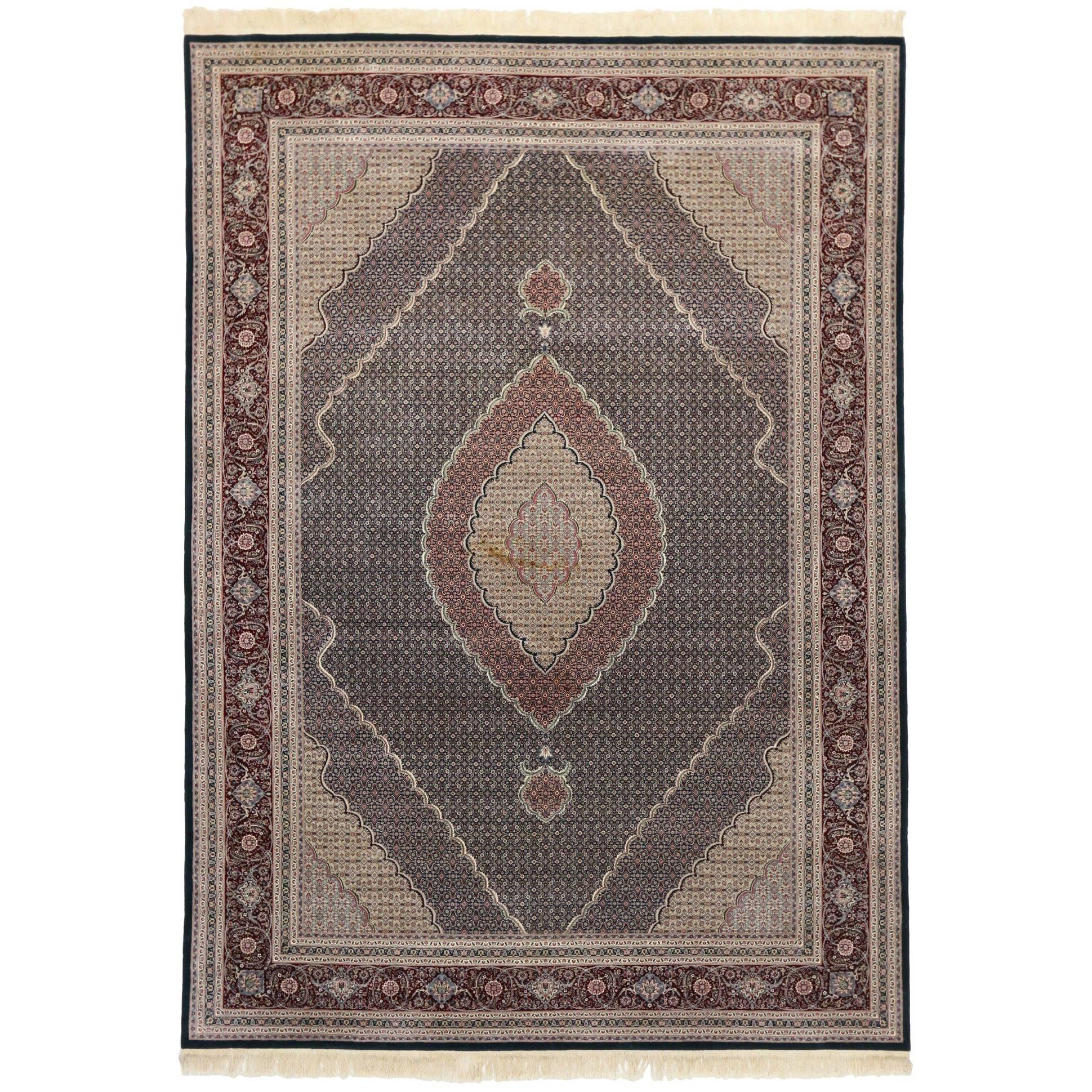 Tapis chinois vintage Tabriz