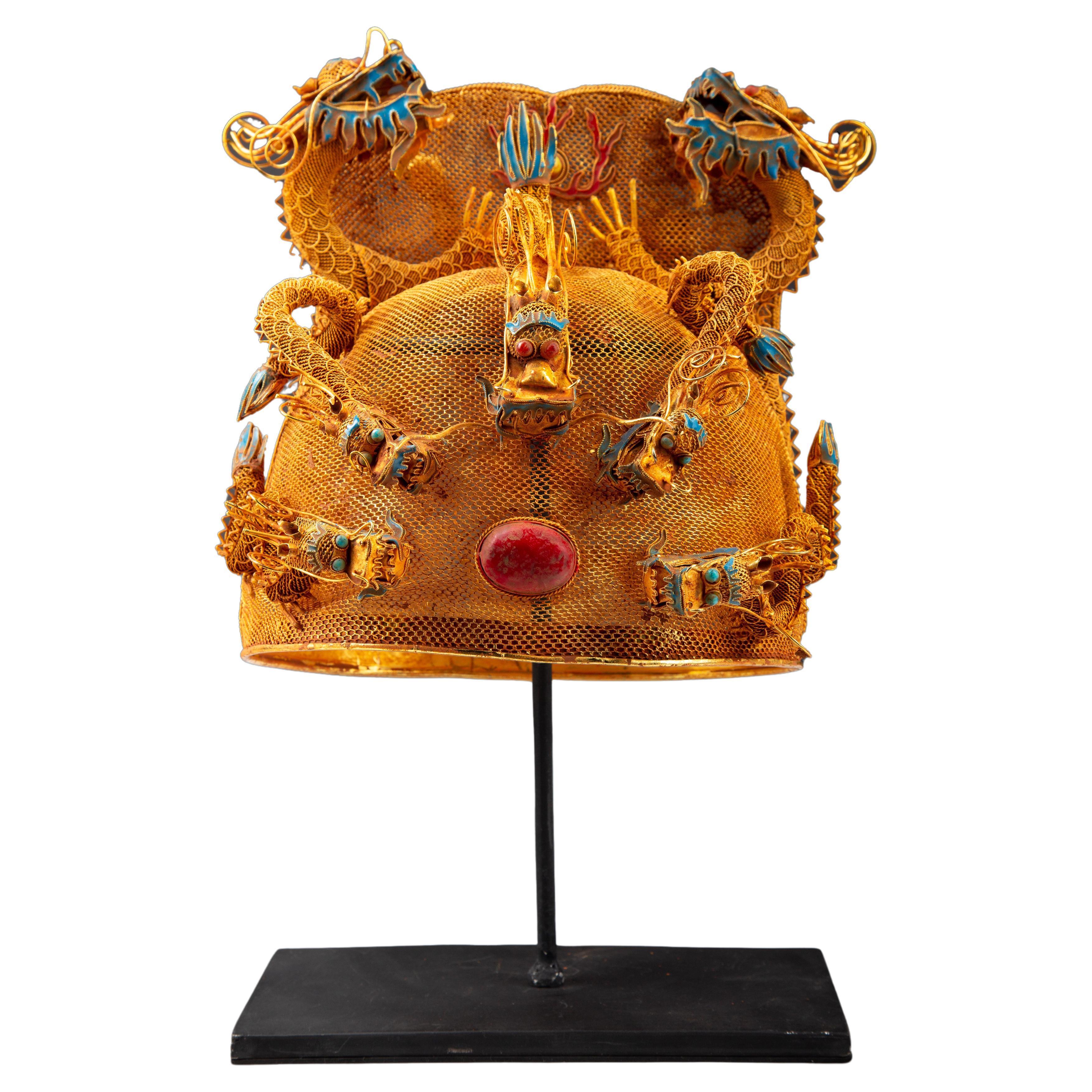 Vintage Chinese Theatre Headdress For Sale