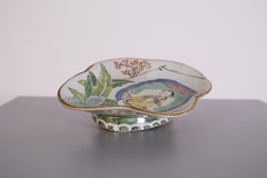 Vintage Chinese Tray in Ceramic Hand Painted