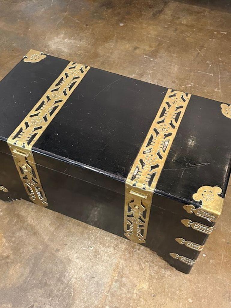 Brass Vintage Chinese Trunk