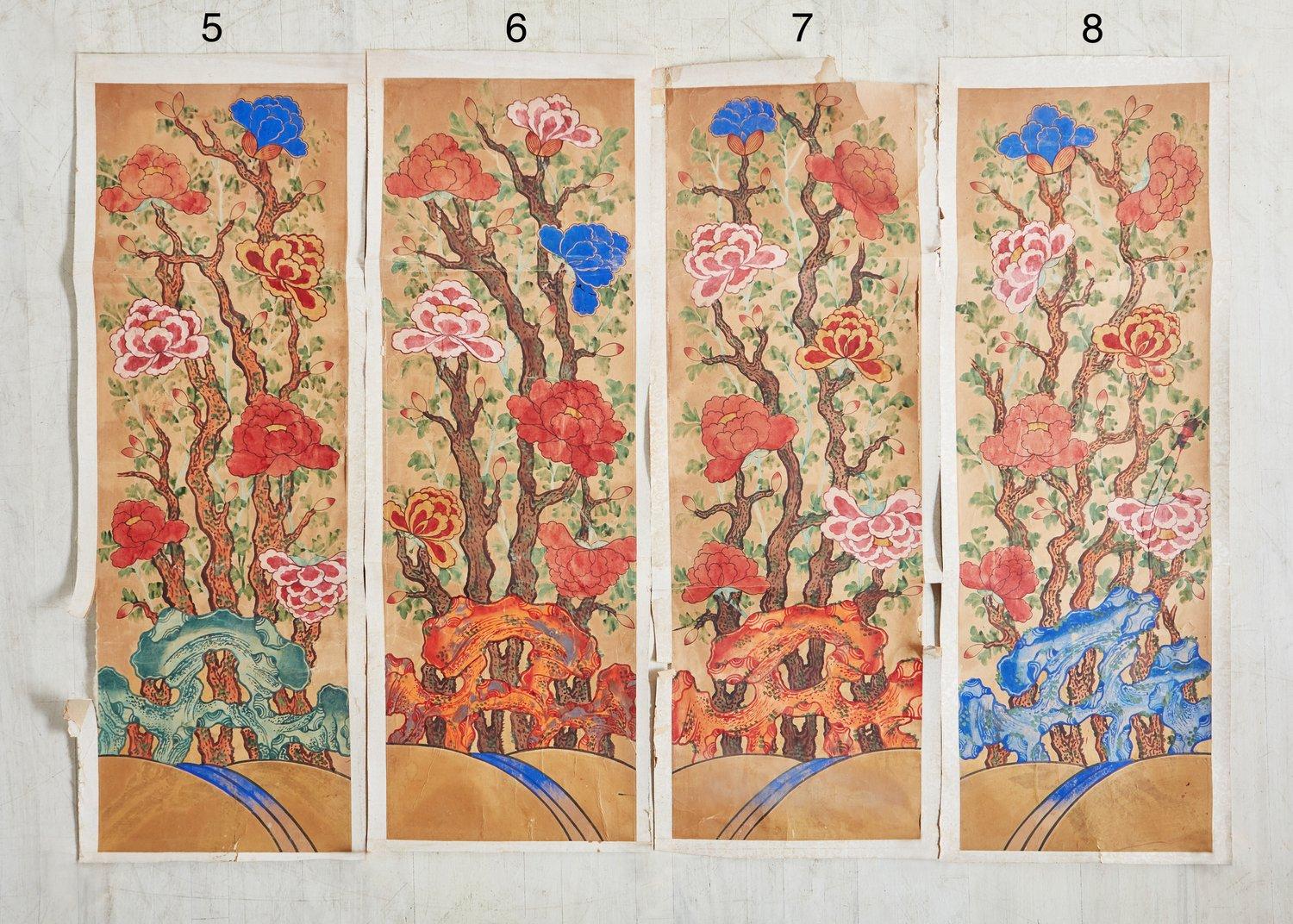 Chinesische Vintage-Aquarelle auf Papier, 20. Jahrhundert im Angebot 6