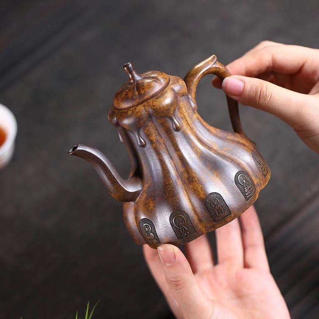 Théière chinoise Zisha faite à la main État moyen - En vente à 景德镇市, CN
