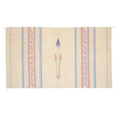 Vintage Chinle Navajo Kilim Rug with Southwestern Bohemian Style