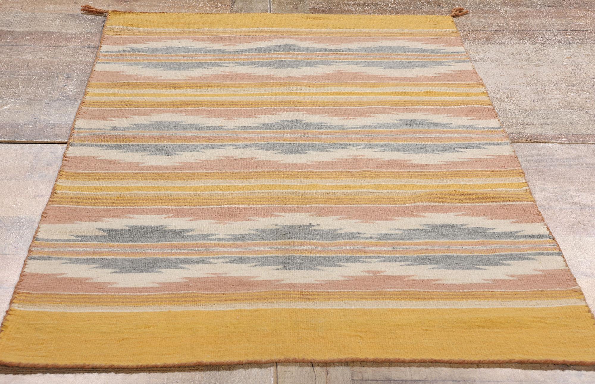 Wool Vintage Chinle Navajo-Style Rug, 02'11 x 04'11 For Sale
