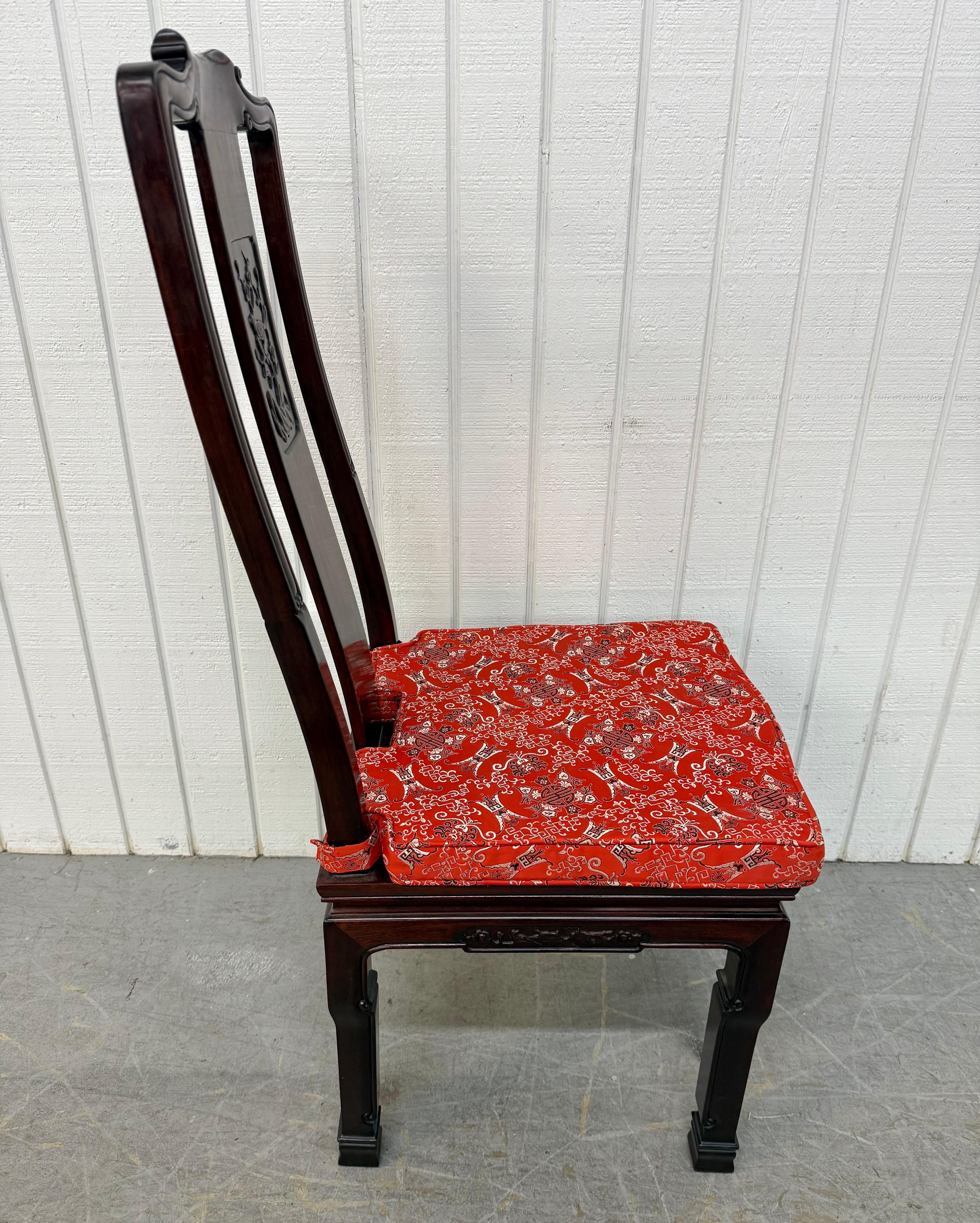 Sedie da pranzo in palissandro vintage in stile Asian Style - Set di 10 pezzi In condizioni buone in vendita a Clarksboro, NJ