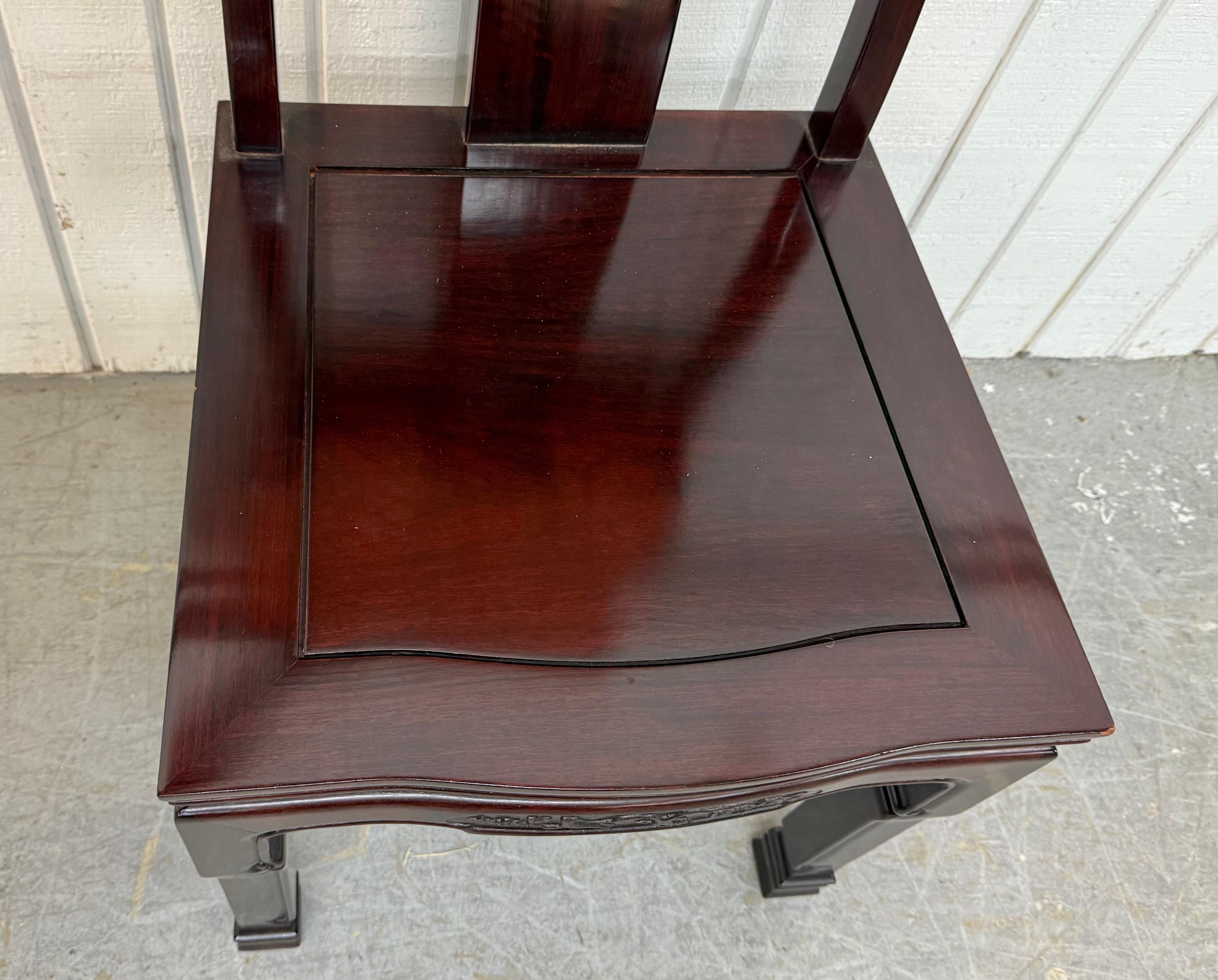 Sedie da pranzo in palissandro vintage in stile Asian Style - Set di 10 pezzi in vendita 1