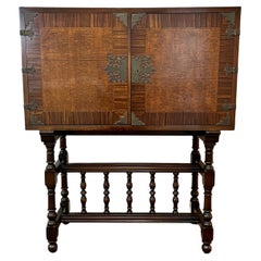Used Chinoiserie Cabinet On Stand
