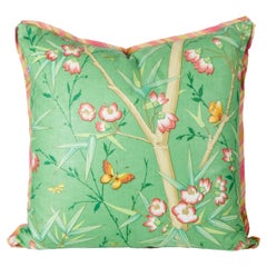 Vintage Chinoiserie Chintz Cushion by David Duncan Studio