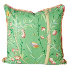 Vintage Chinoiserie Chintz Cushion by David Duncan Studio