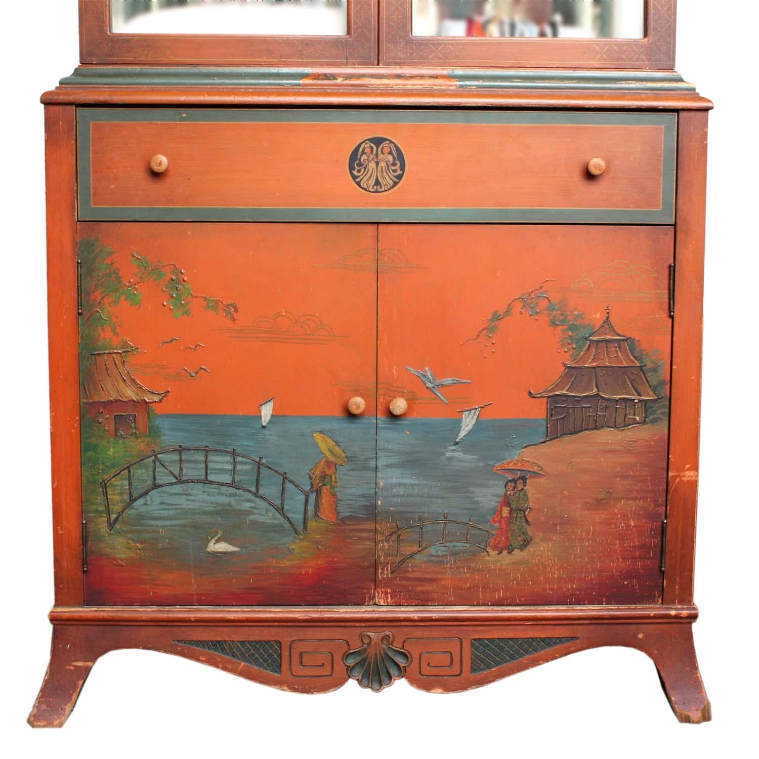 Vintage Chinoiserie Display Case In Good Condition For Sale In San Francisco, CA