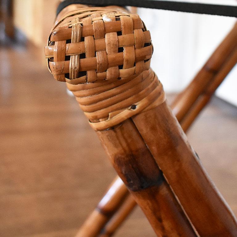 rattan luggage rack