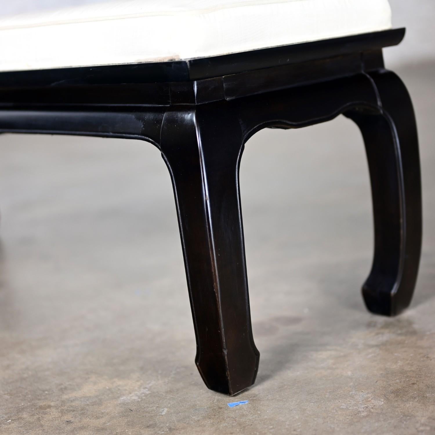 Banc vintage de style chinoiseries Ming de Raymond Sobota pour Century Furniture en vente 5
