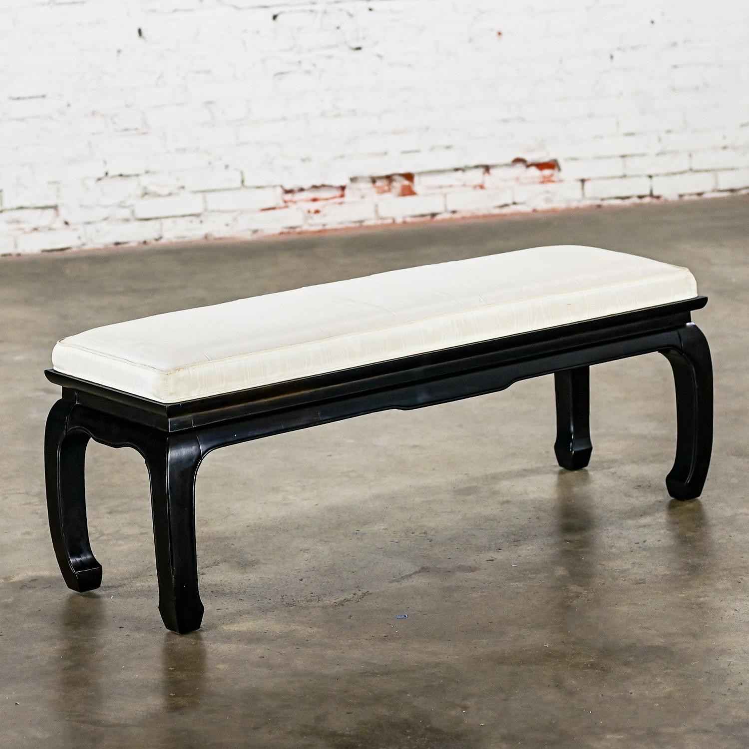 Banc vintage de style chinoiseries Ming de Raymond Sobota pour Century Furniture en vente 12