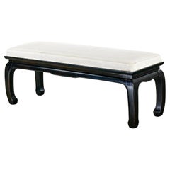 Banc vintage de style chinoiseries Ming de Raymond Sobota pour Century Furniture