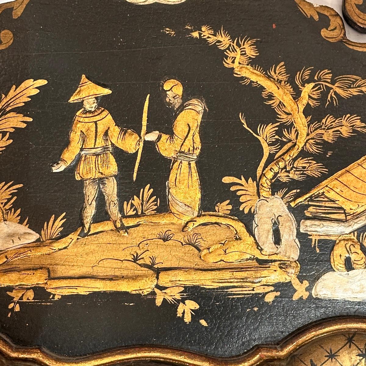 Vintage Chinoiserie Mirror (Mitte des 20. Jahrhunderts) im Angebot