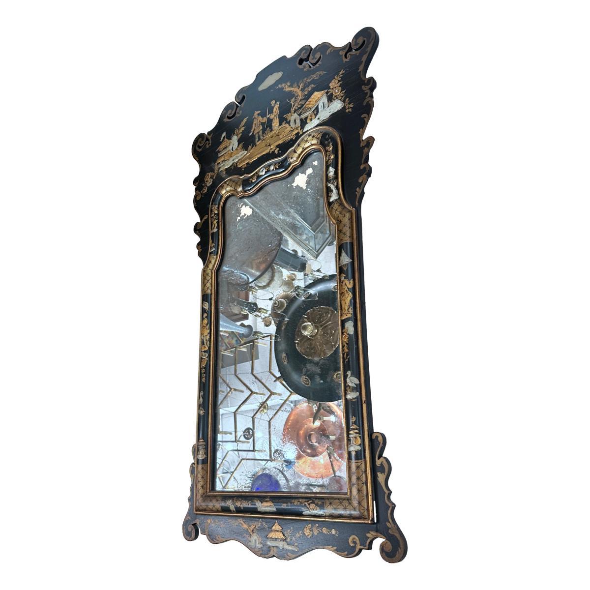 Vintage Chinoiserie Mirror im Angebot 1