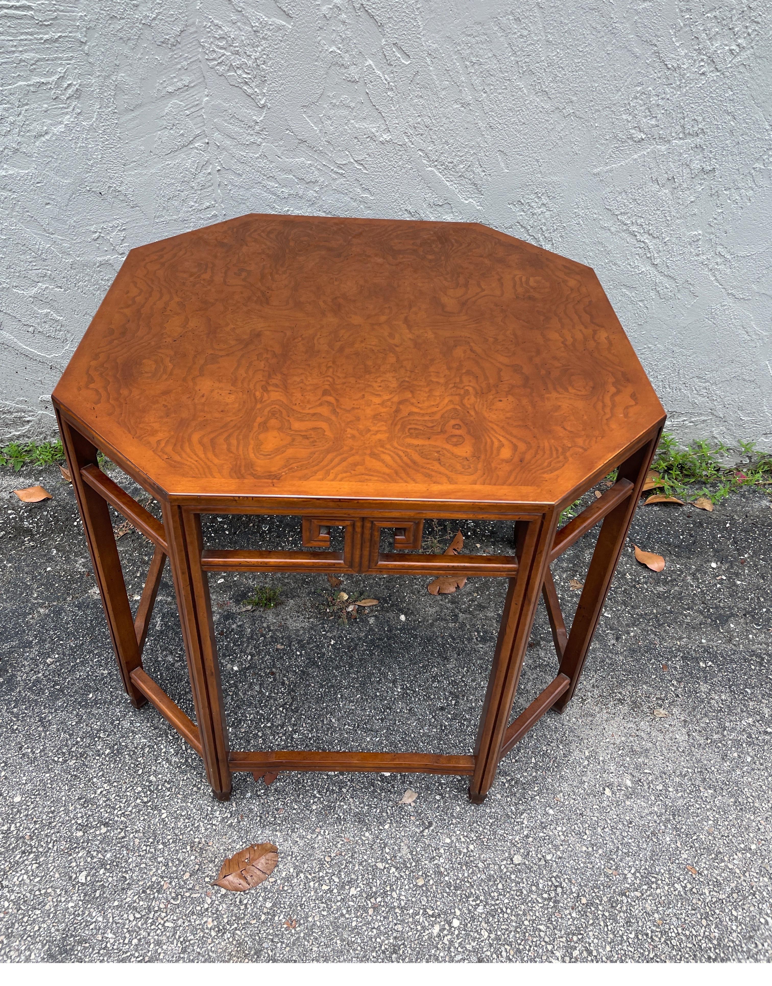 vintage octagon table