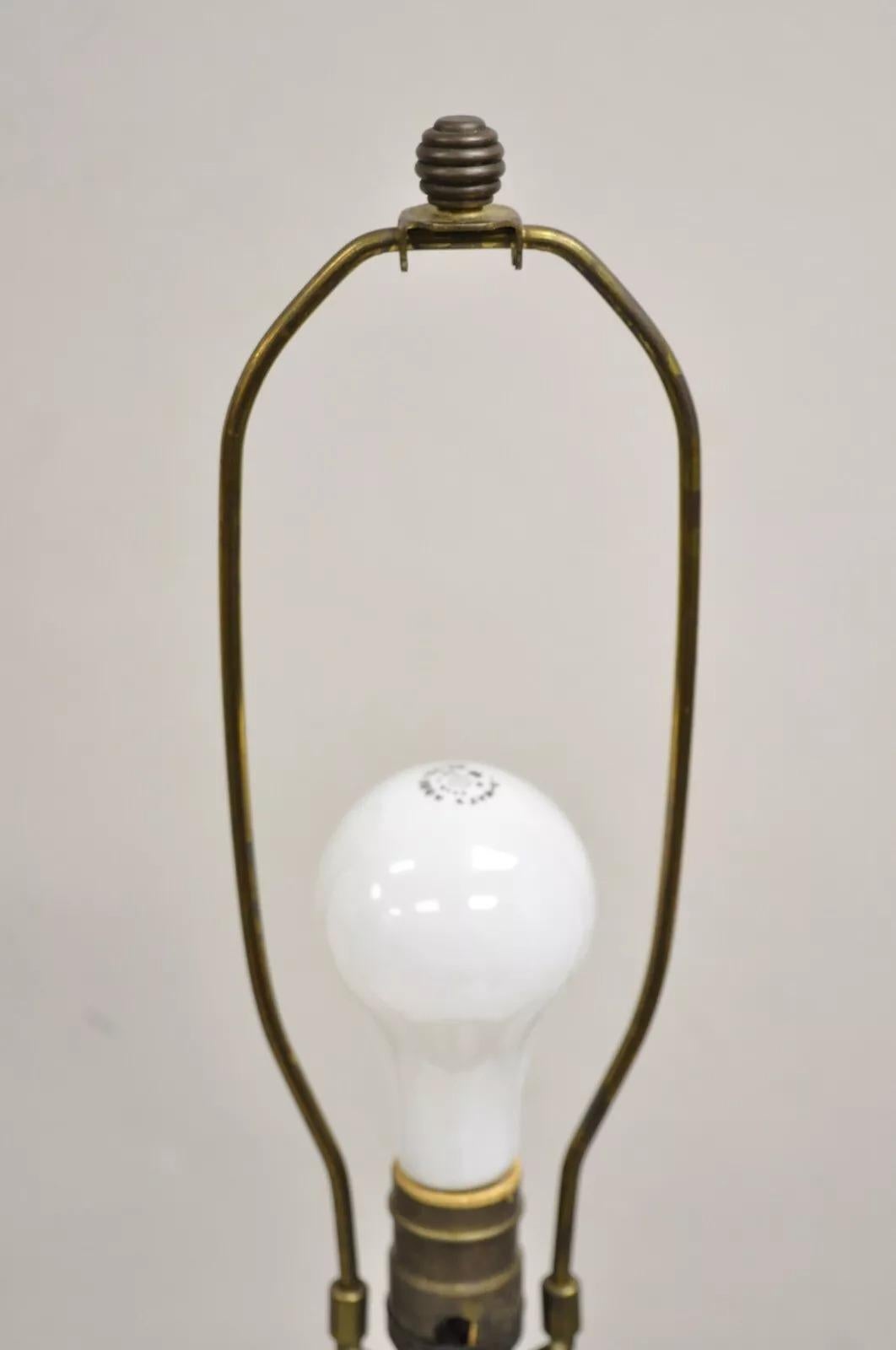 Metal Vintage Chinoiserie Porcelain & Bronze French Louis XV Style Table Lamps - Pair For Sale
