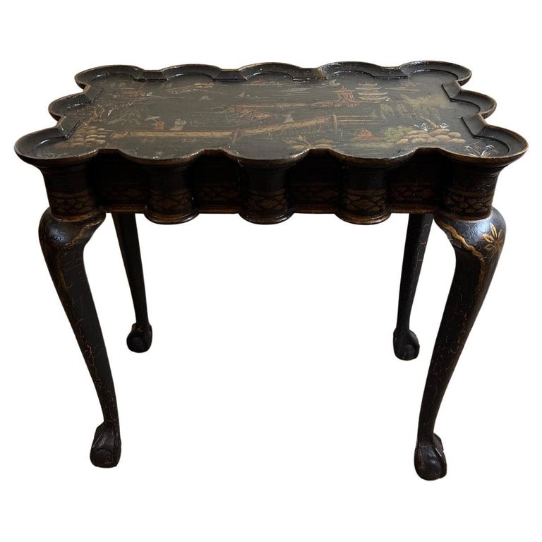 Table D'Appoint Antique de Téléphone Flurtisch Baroque Bois Console