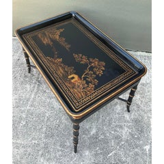 Vintage Chinoiserie Tray Coffee Table