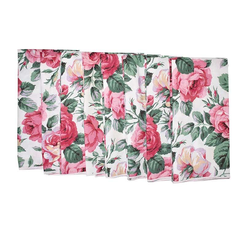 vintage floral cloth napkins