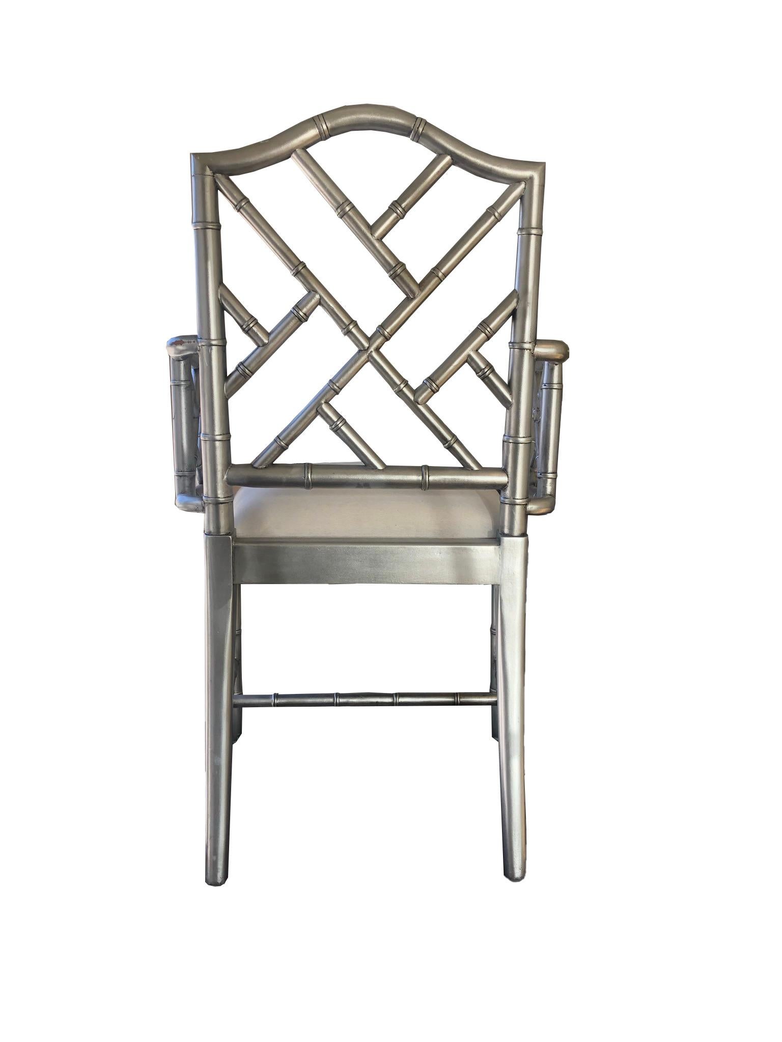 Vintage Chippendale-Sessel, ein Paar (Hollywood Regency) im Angebot