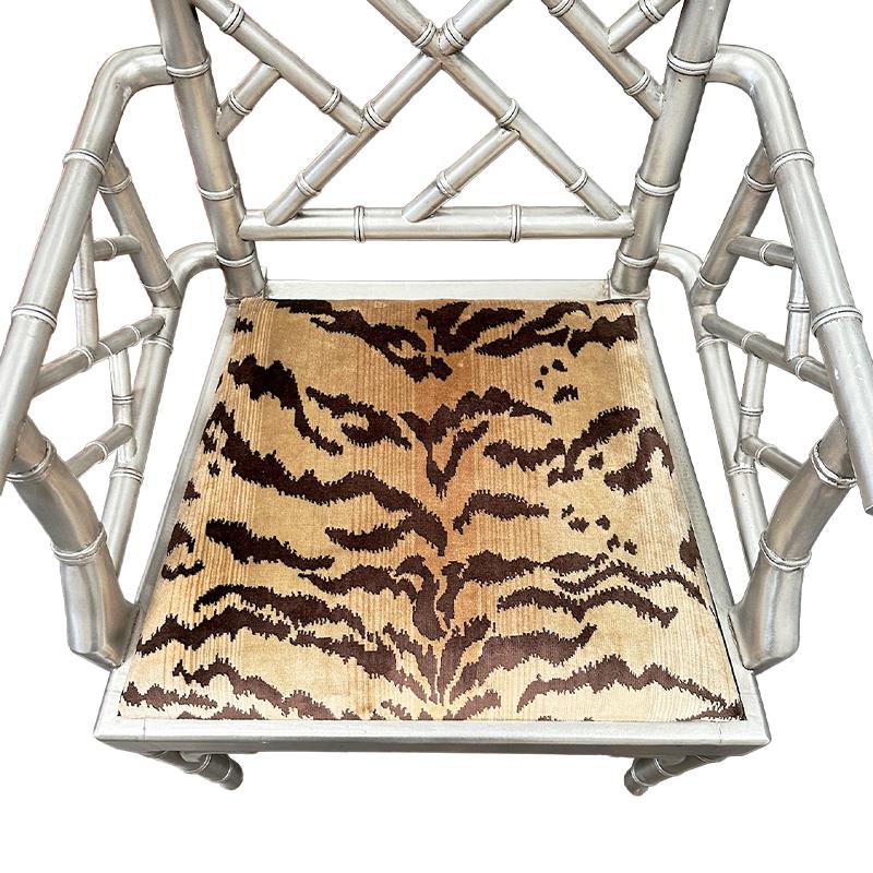 Pareja de Sillones Chippendale Vintage Pintado en venta