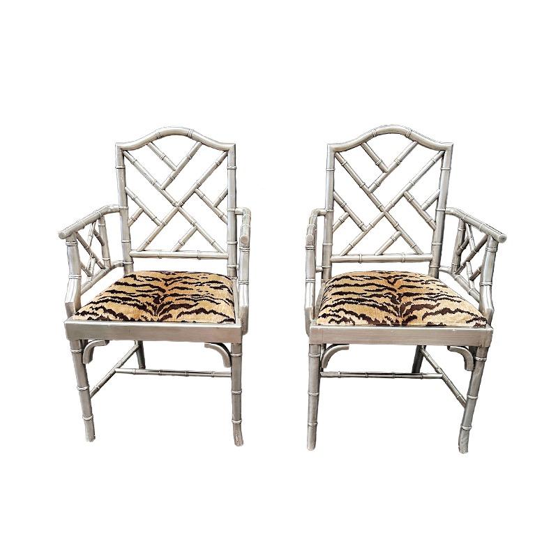 Pareja de Sillones Chippendale Vintage en venta