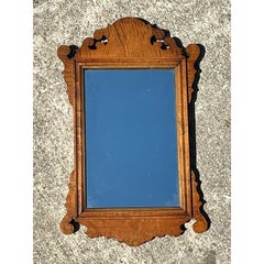 Espejo Vintage Chippendale Burl Wood