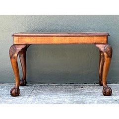 Vintage Chippendale Clam Shell Small Coffee Table