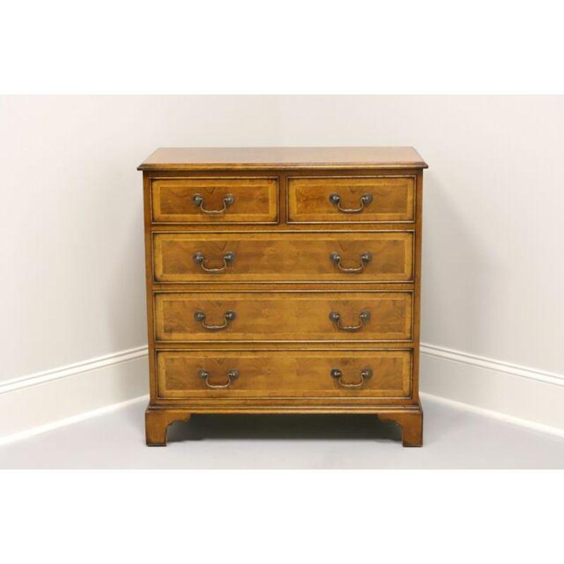 A Chippendale style bachelor chest, unbranded. Made for high end furniture dealer, Colony Furniture of Charlotte, North Carolina, USA, under their private label in the late 20th Century. Likely made for them by Henredon, Hickory Chair, Baker or