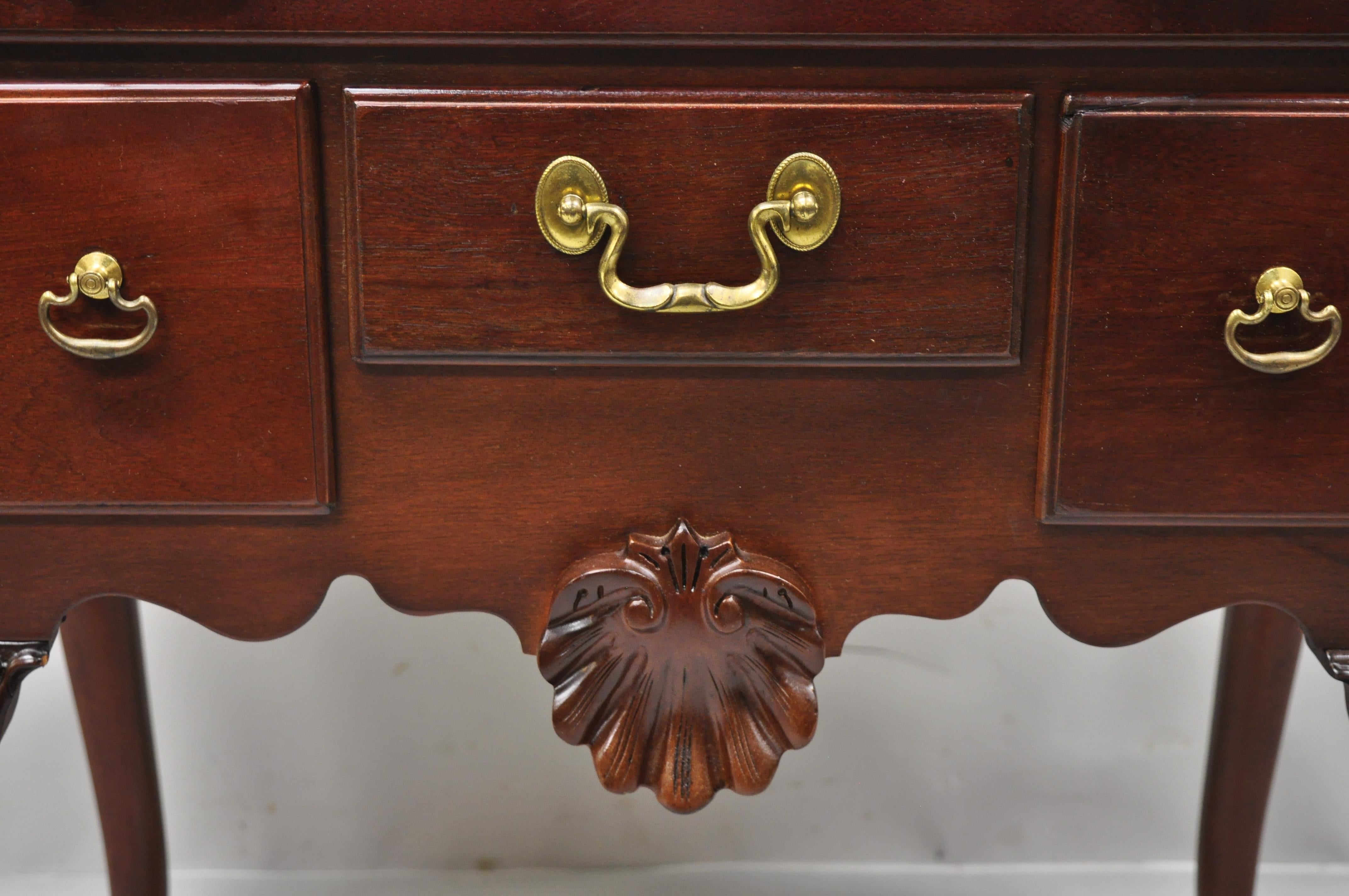 20th Century Vintage Chippendale Mahogany Ball and Claw Lowboy Chest by Lexington Heirloom