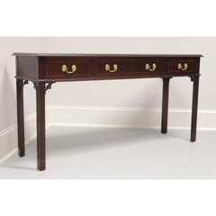Chippendale Style Banded Mahogany Sofa Table by PENNSYLVANIA HOUSE