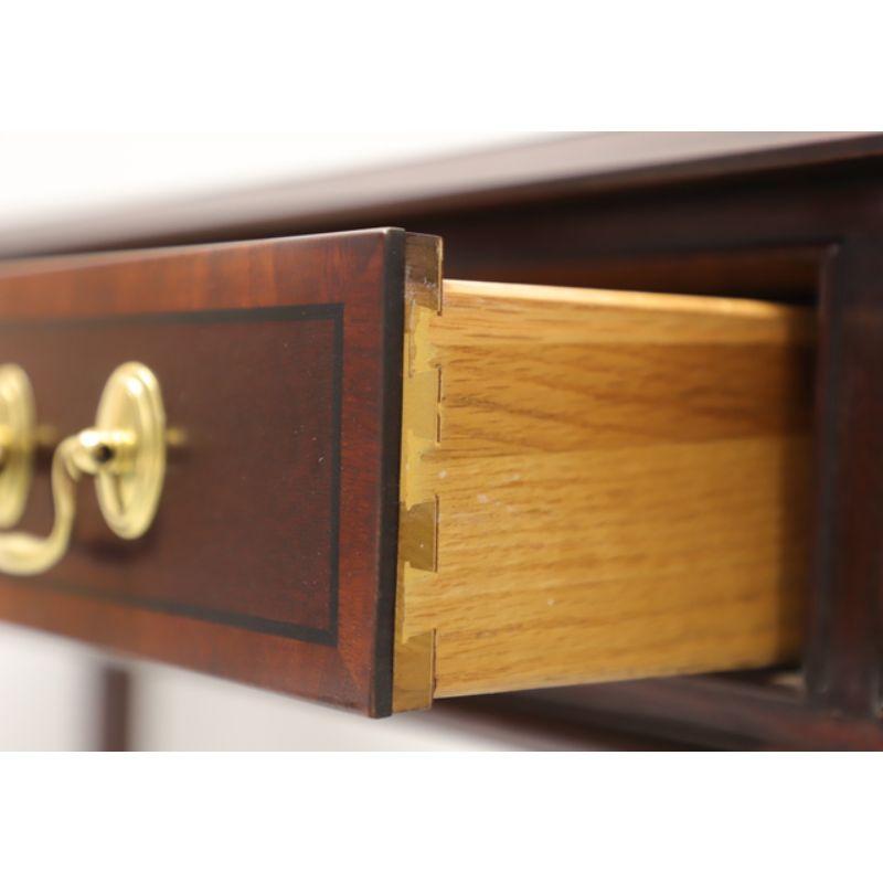 Chippendale Style Banded Mahogany Sofa Table by PENNSYLVANIA HOUSE In Good Condition In Charlotte, NC