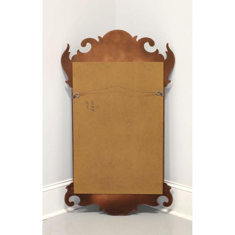 20th Century Chippendale Style Mahogany Wall Mirror For Sale