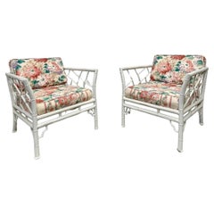 Chaises de patio vintage de style Chippendale par Meadowcraft