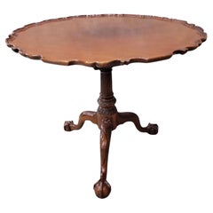 Tavolo inclinabile in stile Chippendale vintage di Kindel Furniture Co.