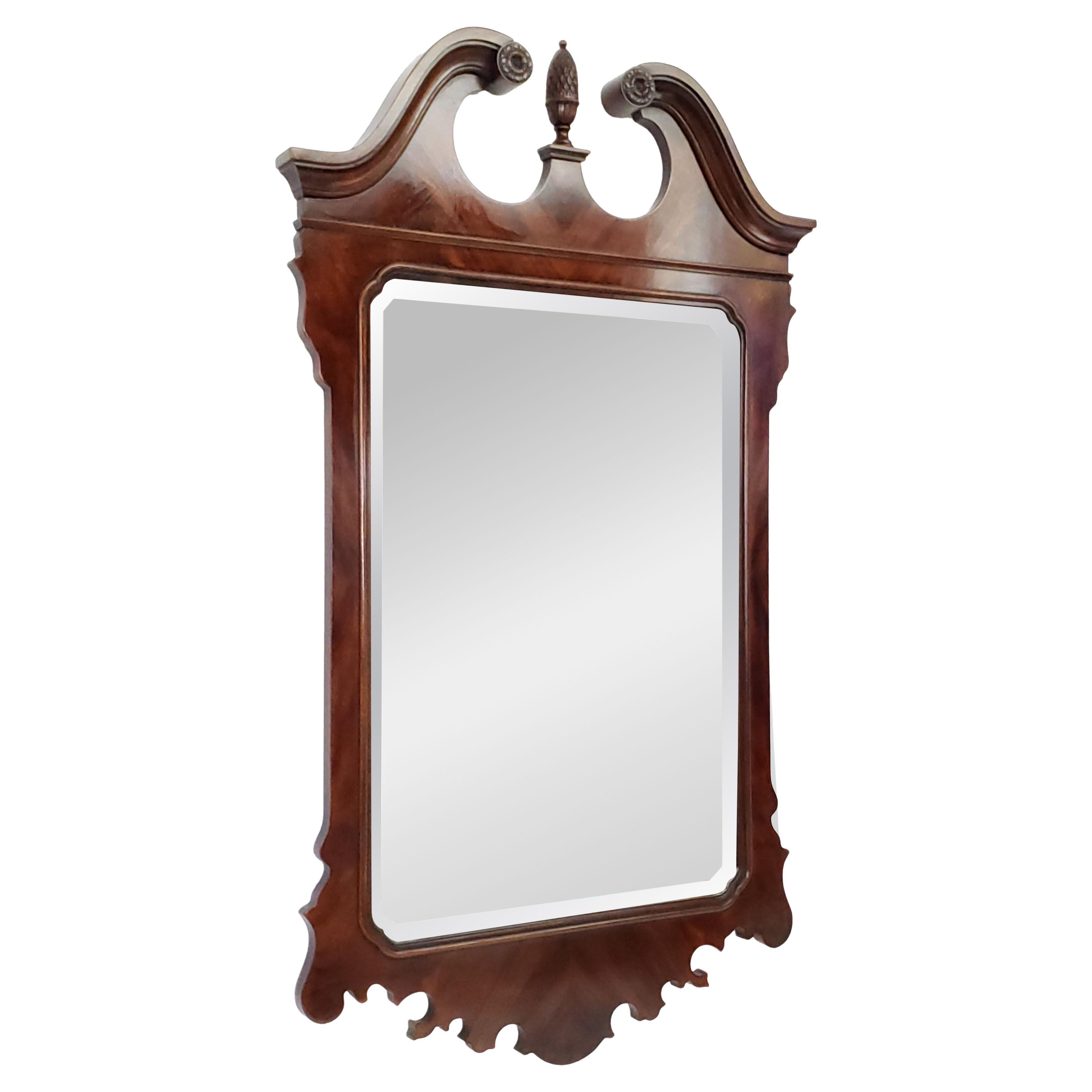Vintage Chippendale Style Wall Mirror by Drexel Heritage 1980s