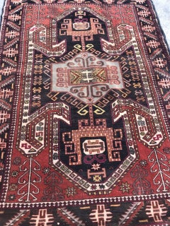 Vintage Chirwan Azerbaijan Rug