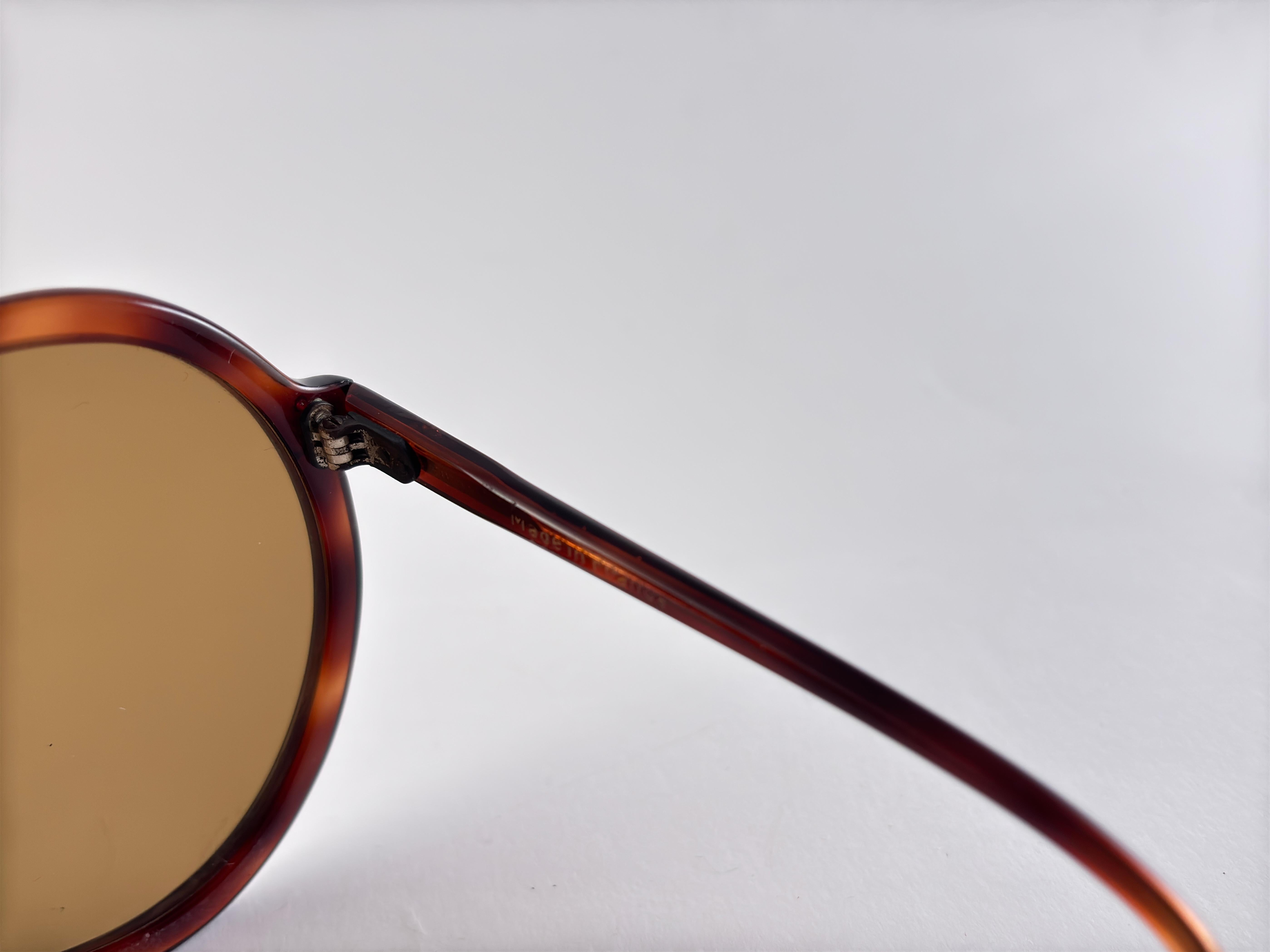 Vintage Chistil Übergroße Schildpatt-Sonnenbrille 1970, hergestellt in Frankreich für Damen oder Herren im Angebot