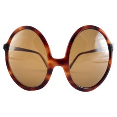 Gafas de sol vintage Chistil Oversized Tortoise 1970 Made in France