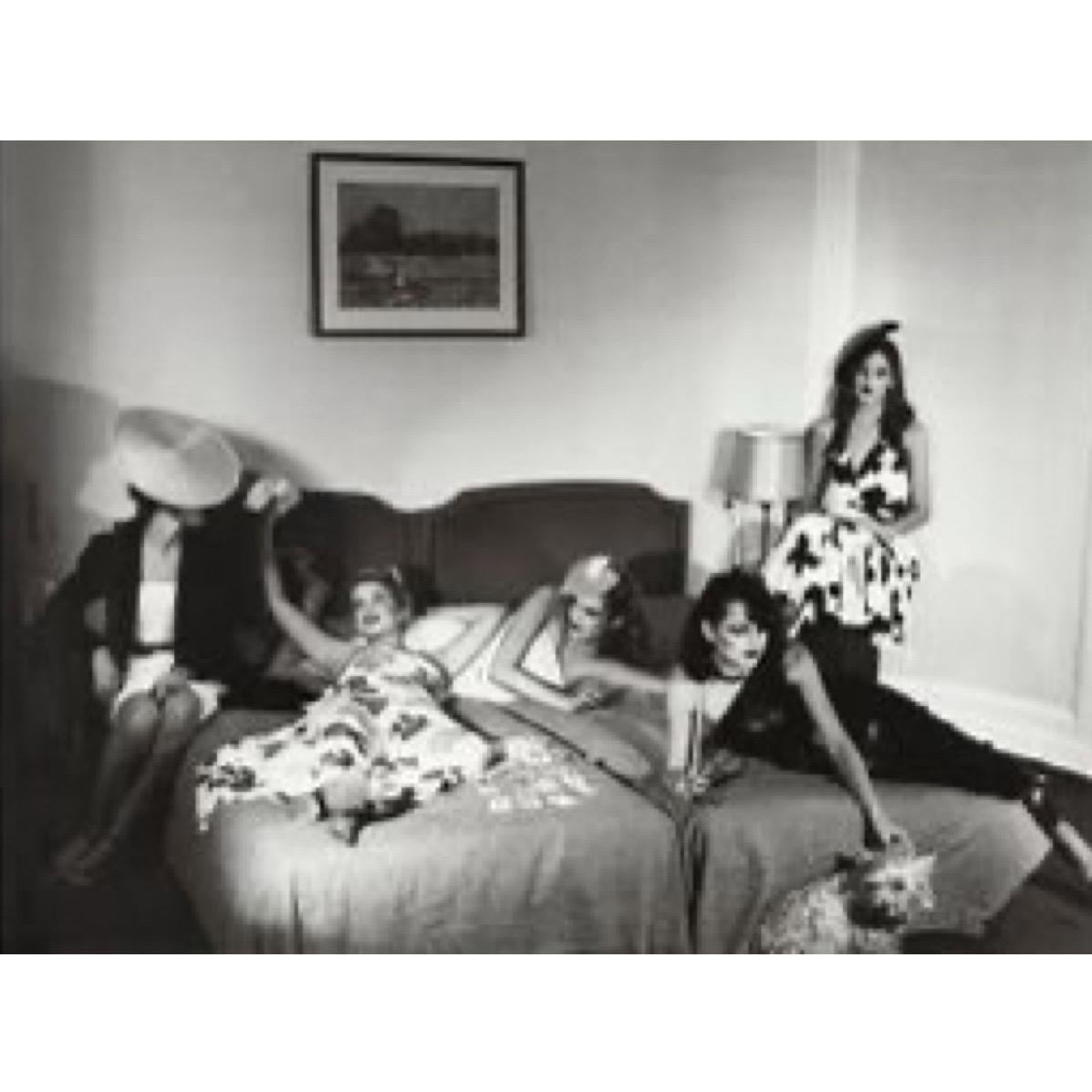Vintage Chloé by Karl Lagerfeld Strapless Silk Printed Dress Spring 1979 6