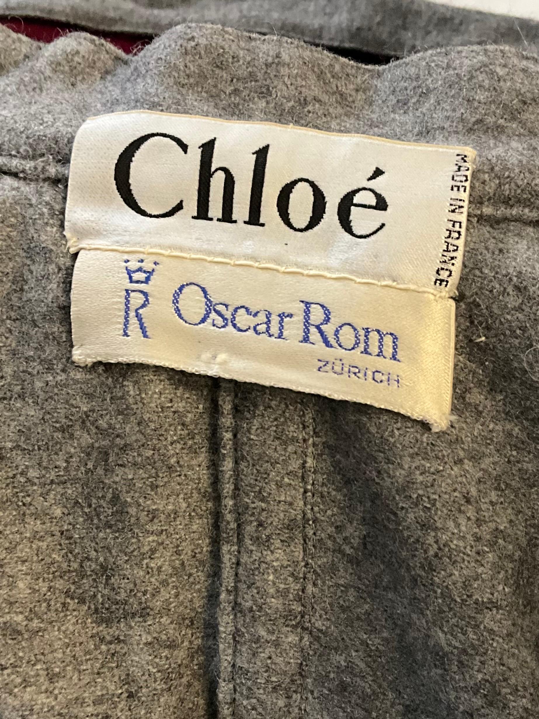 Vintage Chloe Hooded Cape For Sale 5
