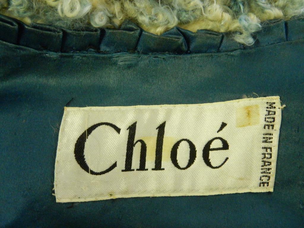 Mehrfarbiger Vintage Chloe-Mantel im Angebot 5