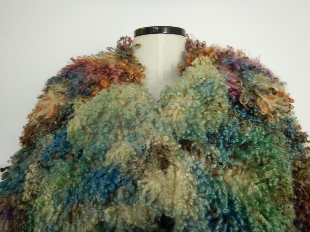 Gray Vintage Chloe Multicolor Coat For Sale