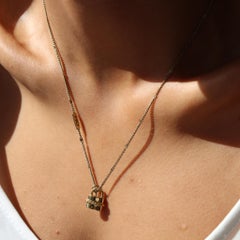 Vintage Chloe Gold Plated Pendant Necklace Y2K