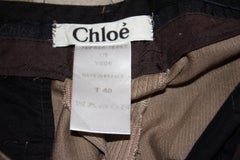 Vintage Chloe Silk Mix Stripe Trousers