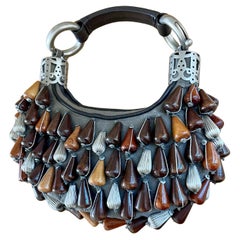 Bolso de cuentas de madera Chloe vintage