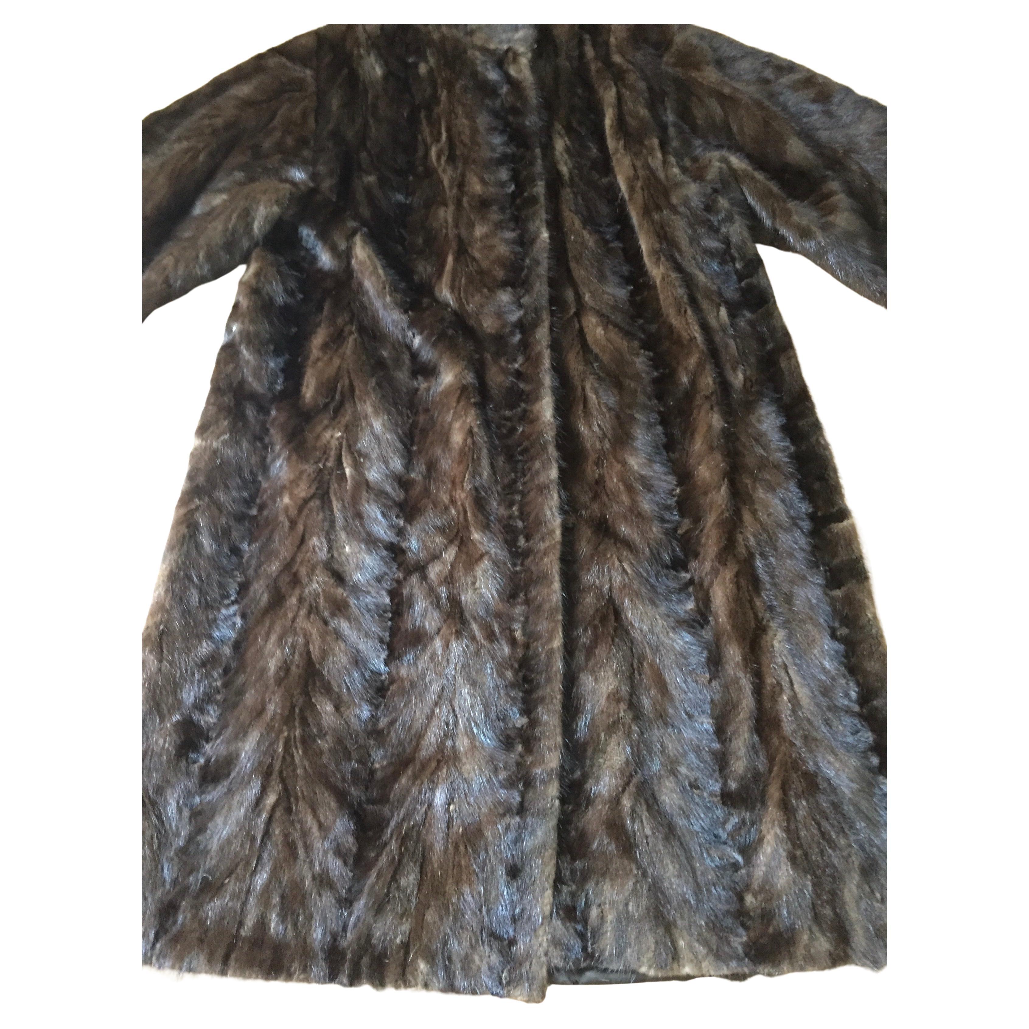 How much is a vintage mink coat worth?